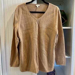 Talbots classic v-neck sweater for any season